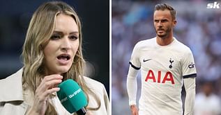 Laura Woods offers savage response to Tottenham fans bashing her for James Maddison interview