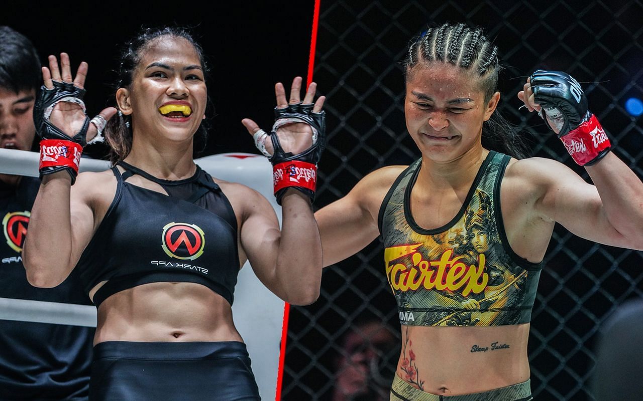 Denice Zamboanga (left) and Stamp Fairtex (right) | Image credit: ONE Championship