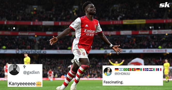 “Starboy knows who the GOAT is” - Fans react as Bukayo Saka makes fascinating claim involving Lionel Messi, Will Smith, and Kanye West