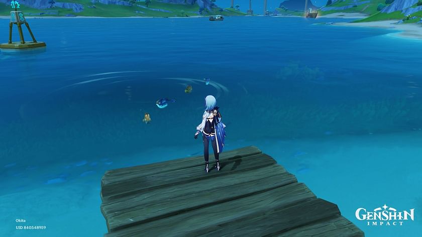 Genshin Impact Fontaine Fishing locations