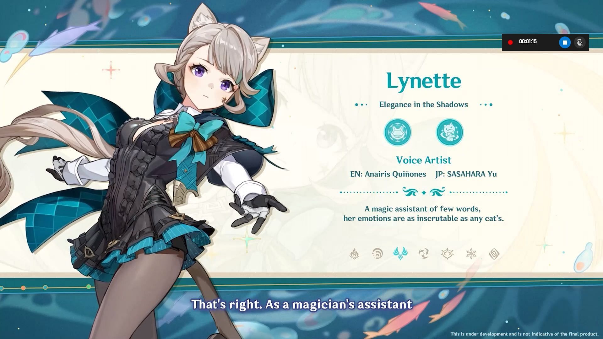 Lynette is a 4-star unit (Image via HoYoverse)