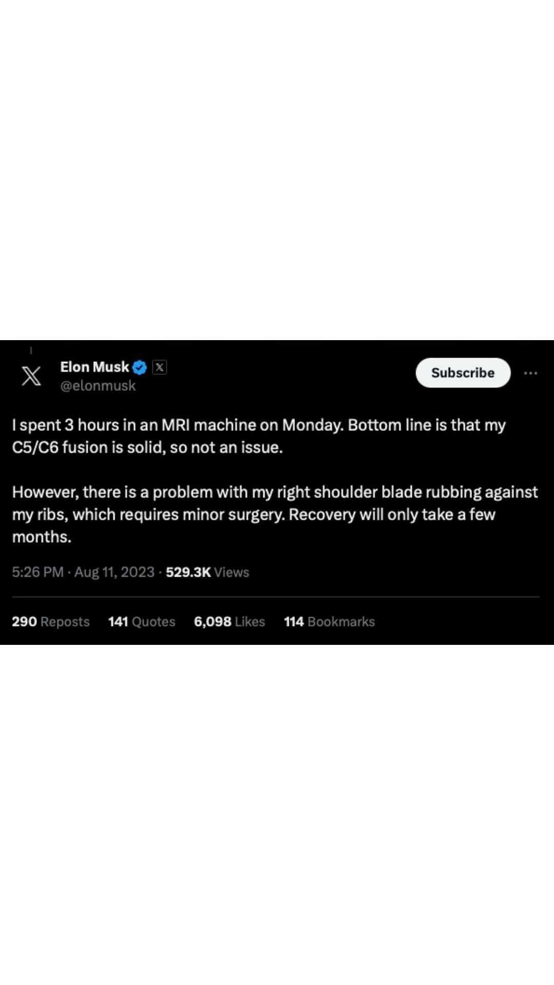 Elon Musk&#039;s tweet