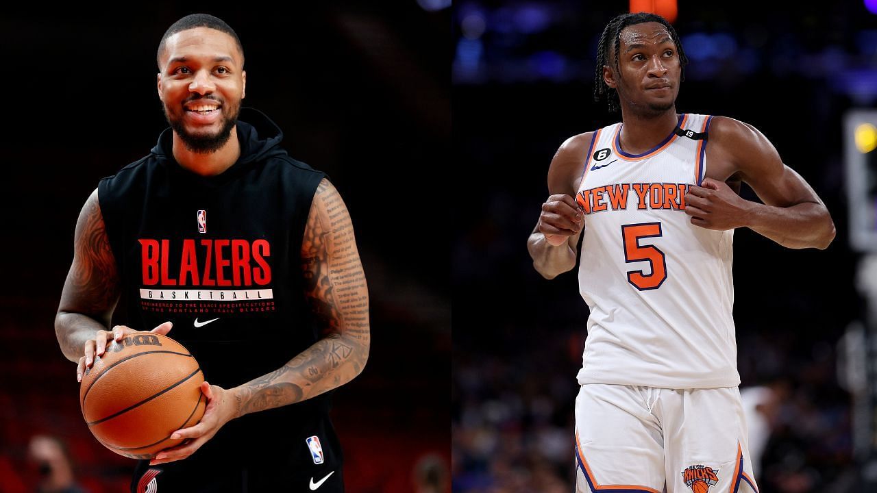 Damian Lillard name-drops Immanuel Quickley in his new song