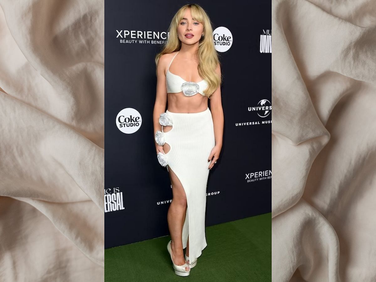Sabrina looking gorgeous at the 2023 Grammy&rsquo;s After-Party (Image via Getty)
