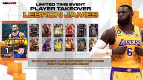NBA 2K23 Lebron James Takeover Event: How to get a free 99-rated Dark Matter card
