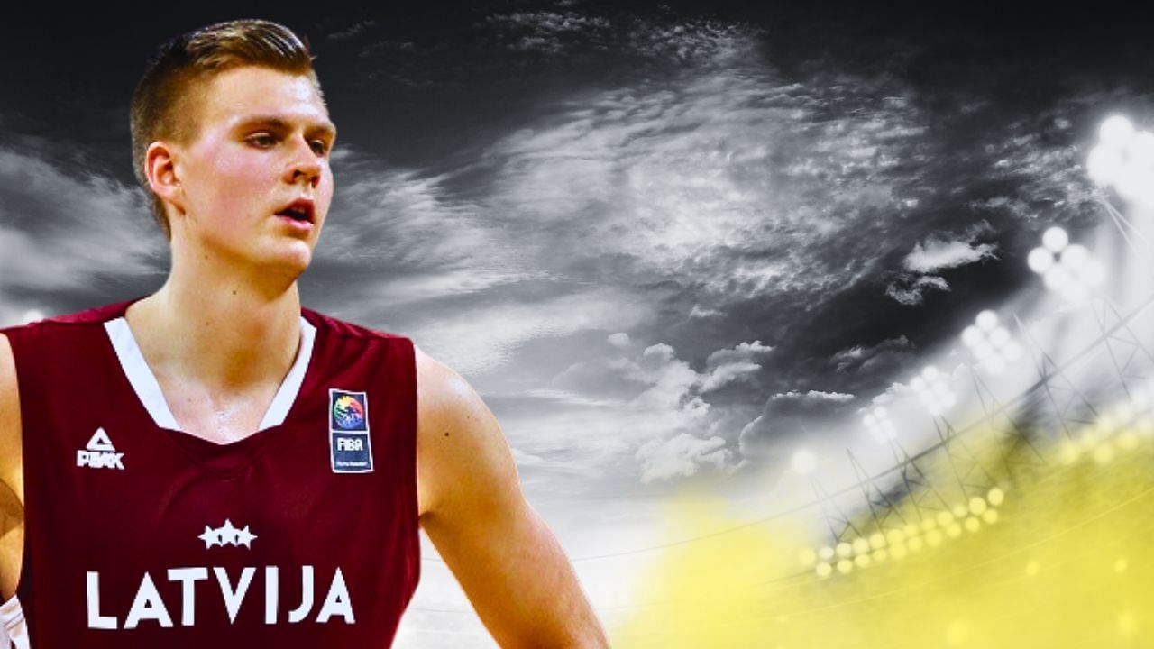 Why is Kristaps Porzingis not playing for Latvia at FIBA World Cup