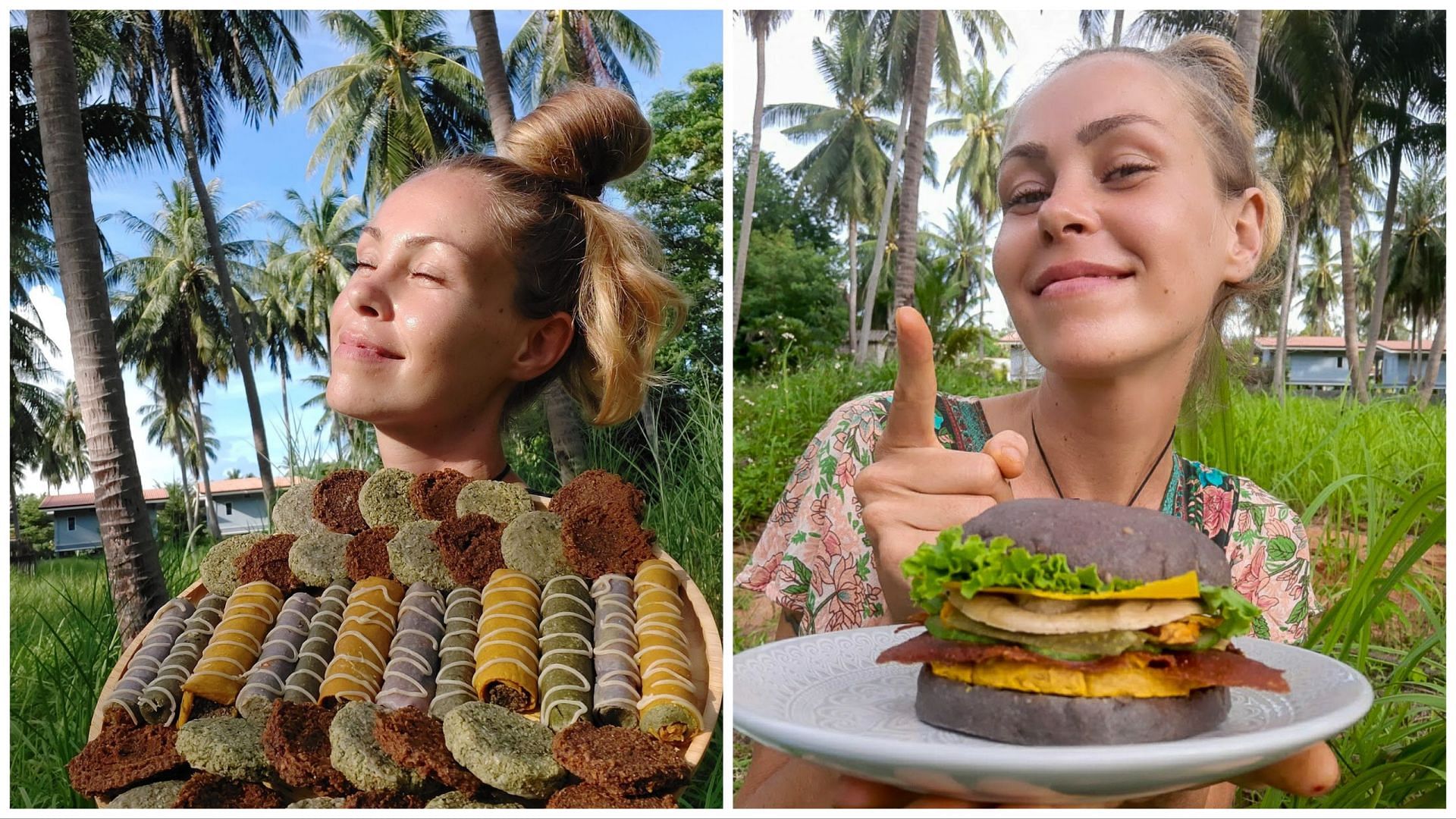 Samsonova followed a raw vegan diet (Image via Facebook/Zhanna D&#039;Art)