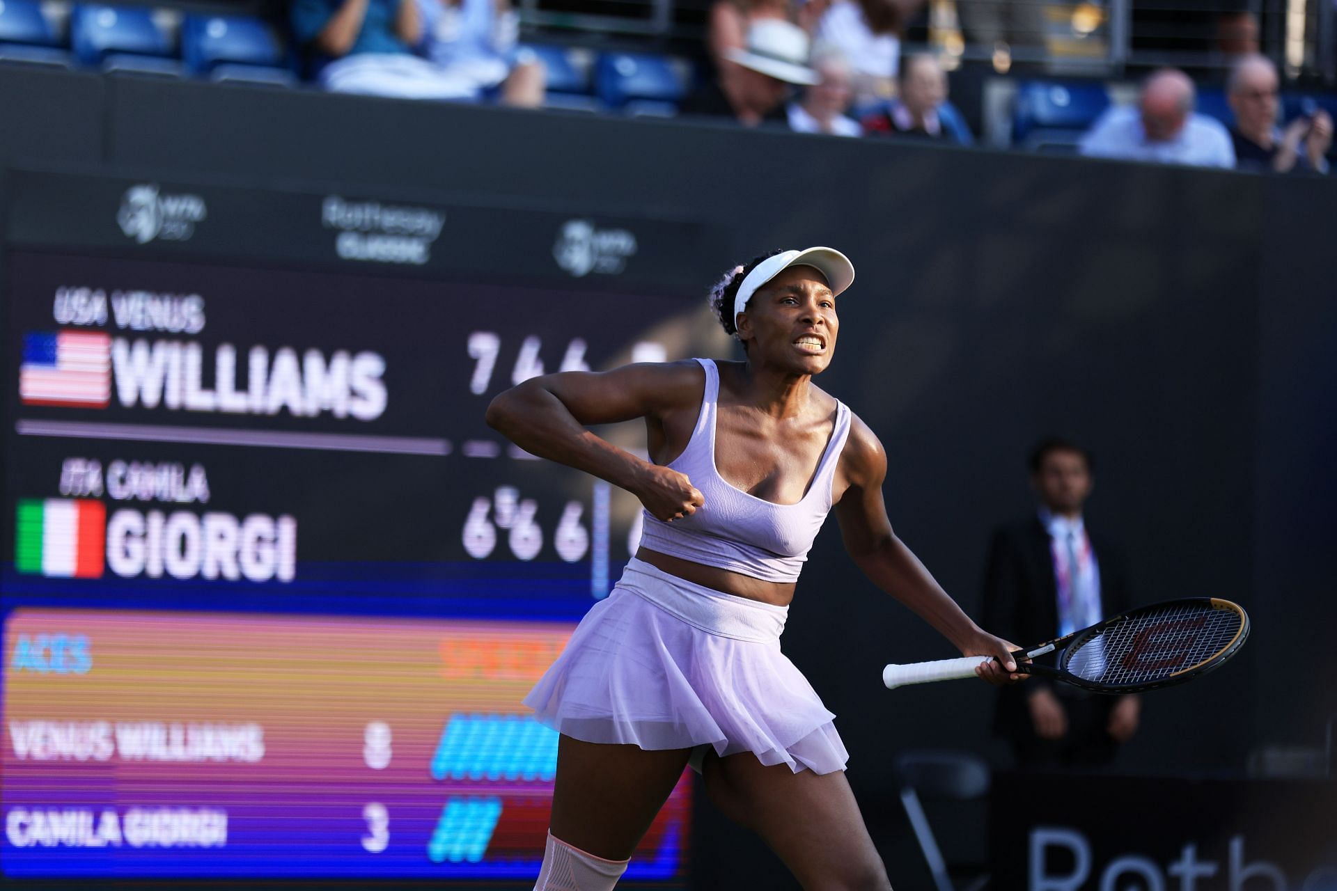 Venus Williams is looking for her third match win of the year.