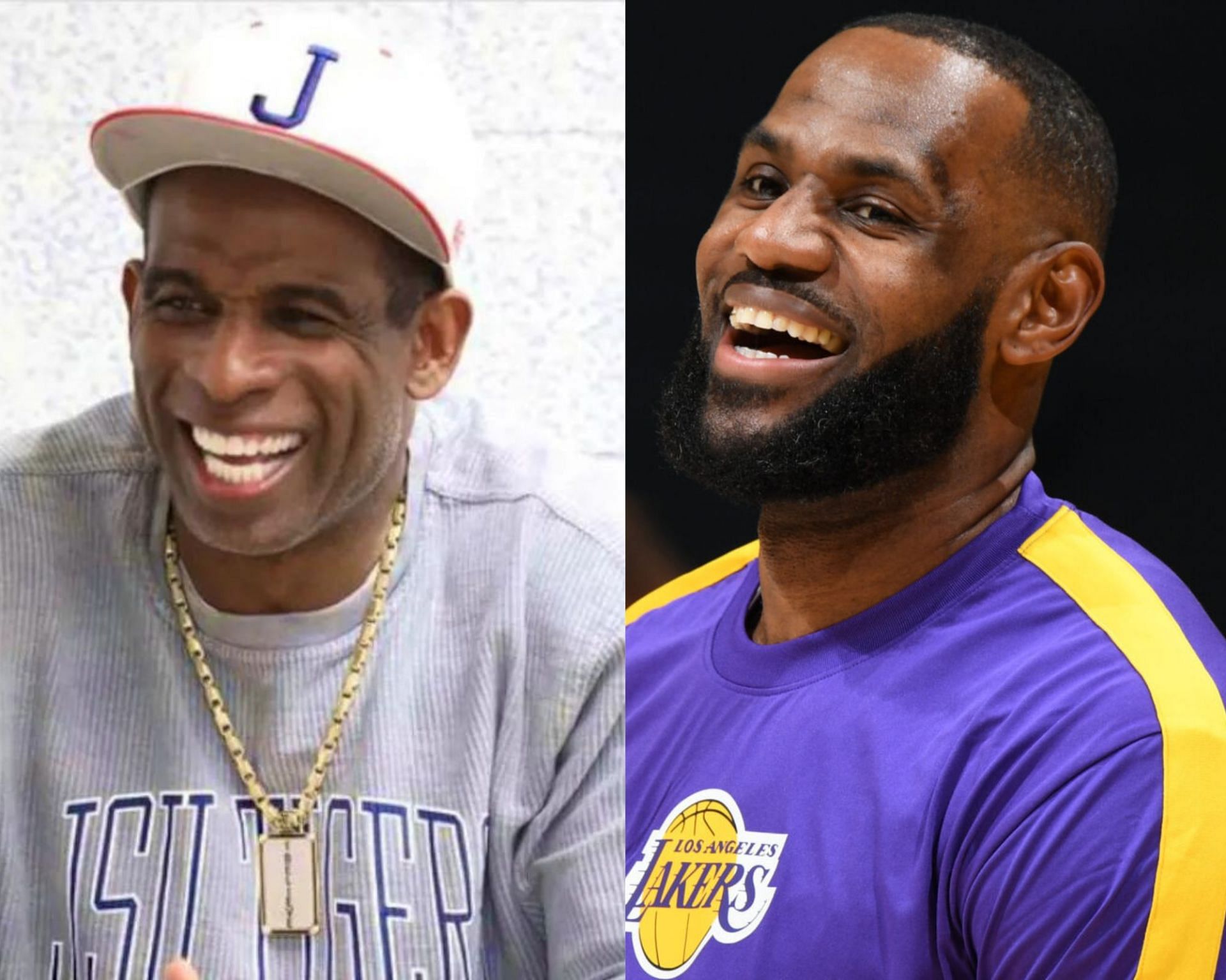 LeBron James: I can pull off Deion Sanders look