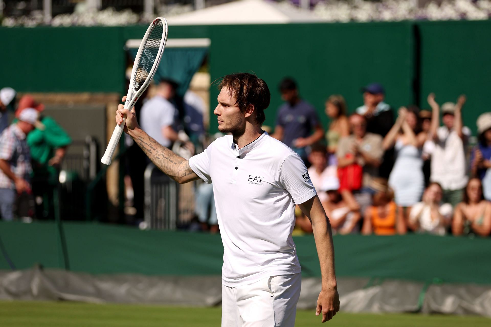 Alexander Bublik at the 2023 Wimbledon.