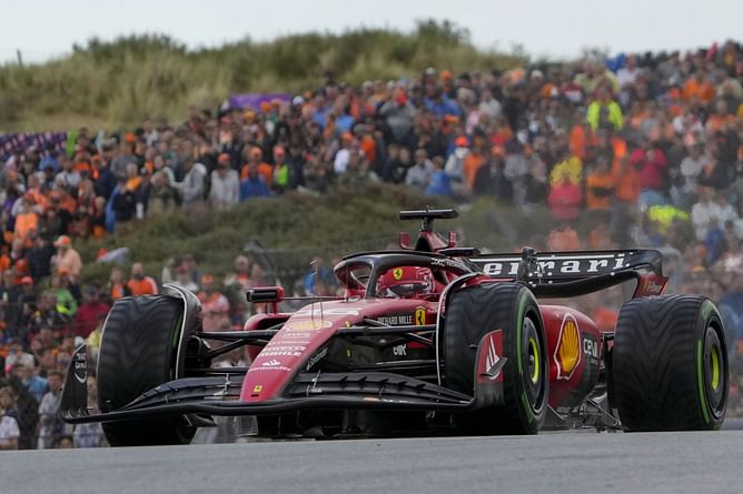 Why did Charles Leclerc retire early from the 2023 F1 Dutch GP?