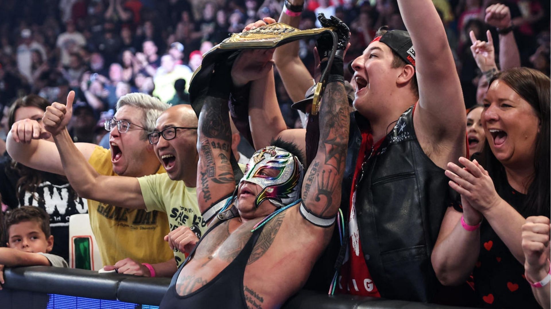 Rey Mysterio defeated Austin Theory to win the United States Championship.