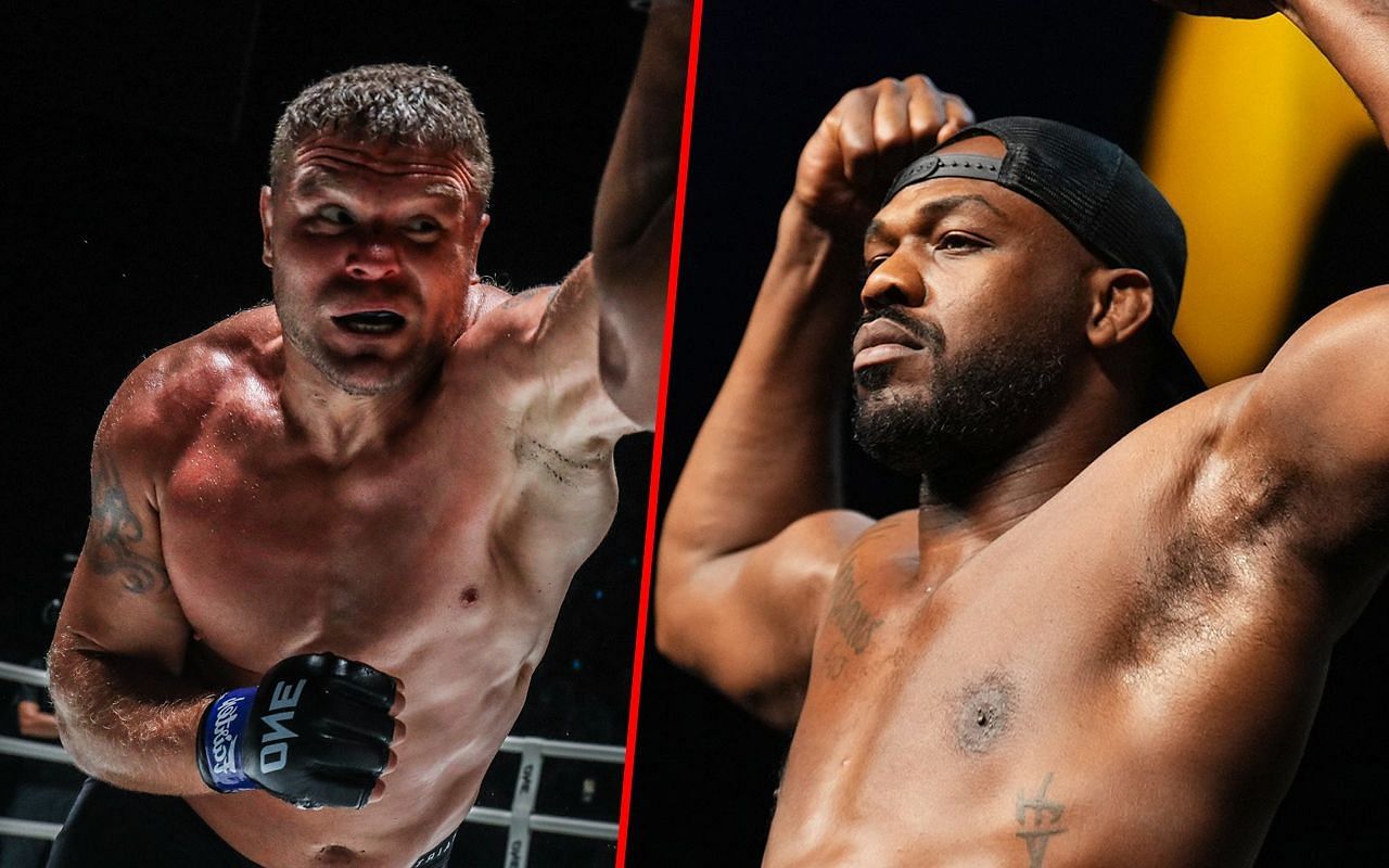 Anatoly Malykin (L) and Jon Jones (R) | Photo by ONE Championship