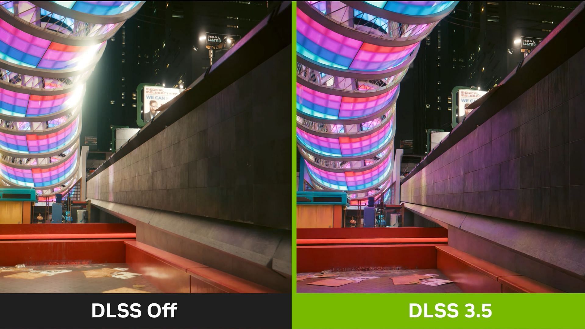 DLSS 3.5 introduces ray reconstruction for the best output image quality (Image via Nvidia Geforce)