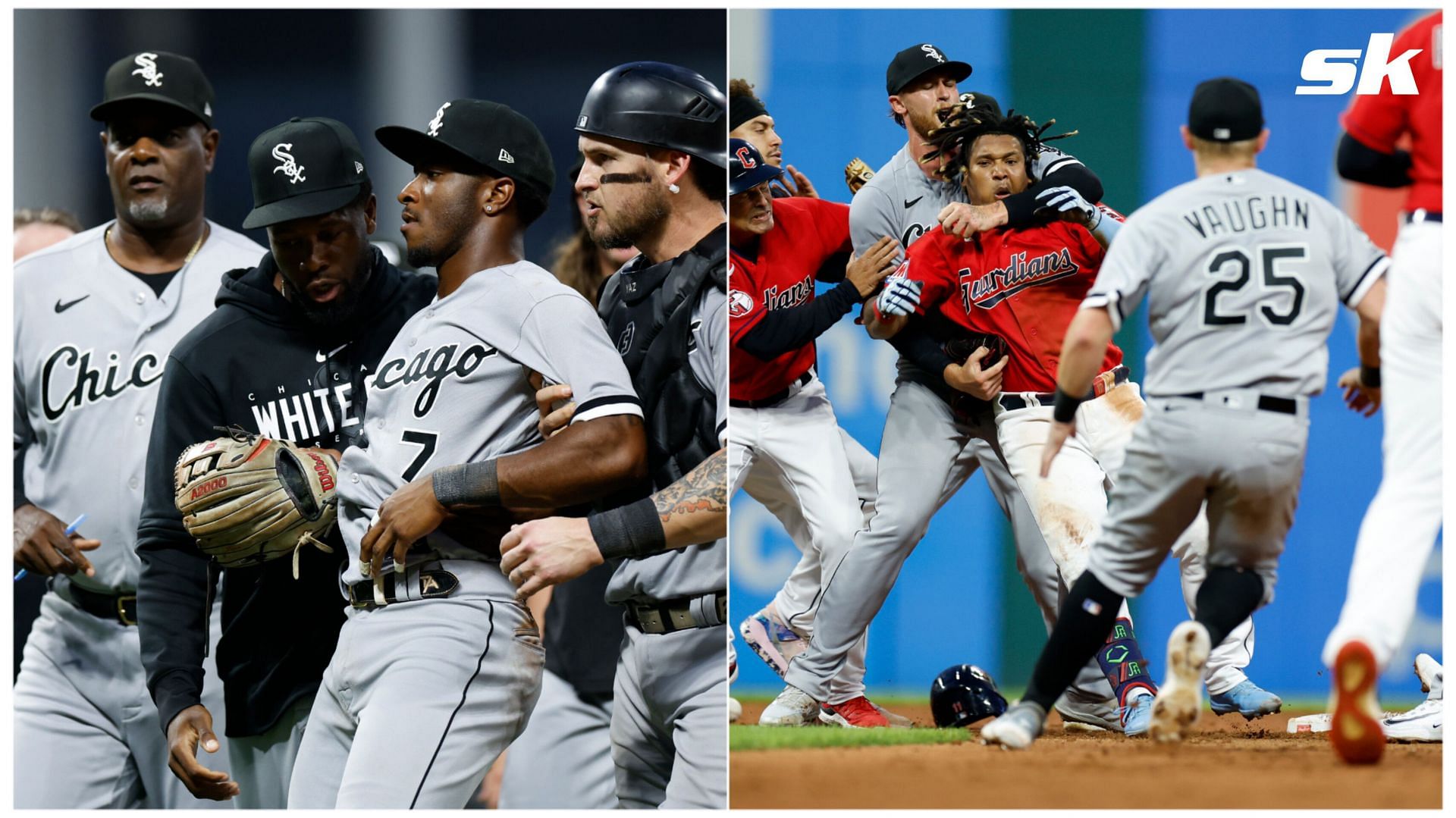 Suspensions handed out in Guardians-White Sox brawl