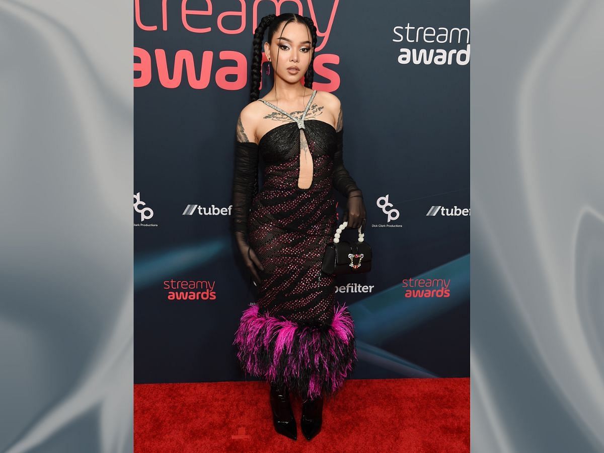 Bella Poarch&#039;s Eclectic Elegance at Streamy Awards Red Carpet 2023 (Image via Twitter/@StarkMichel)