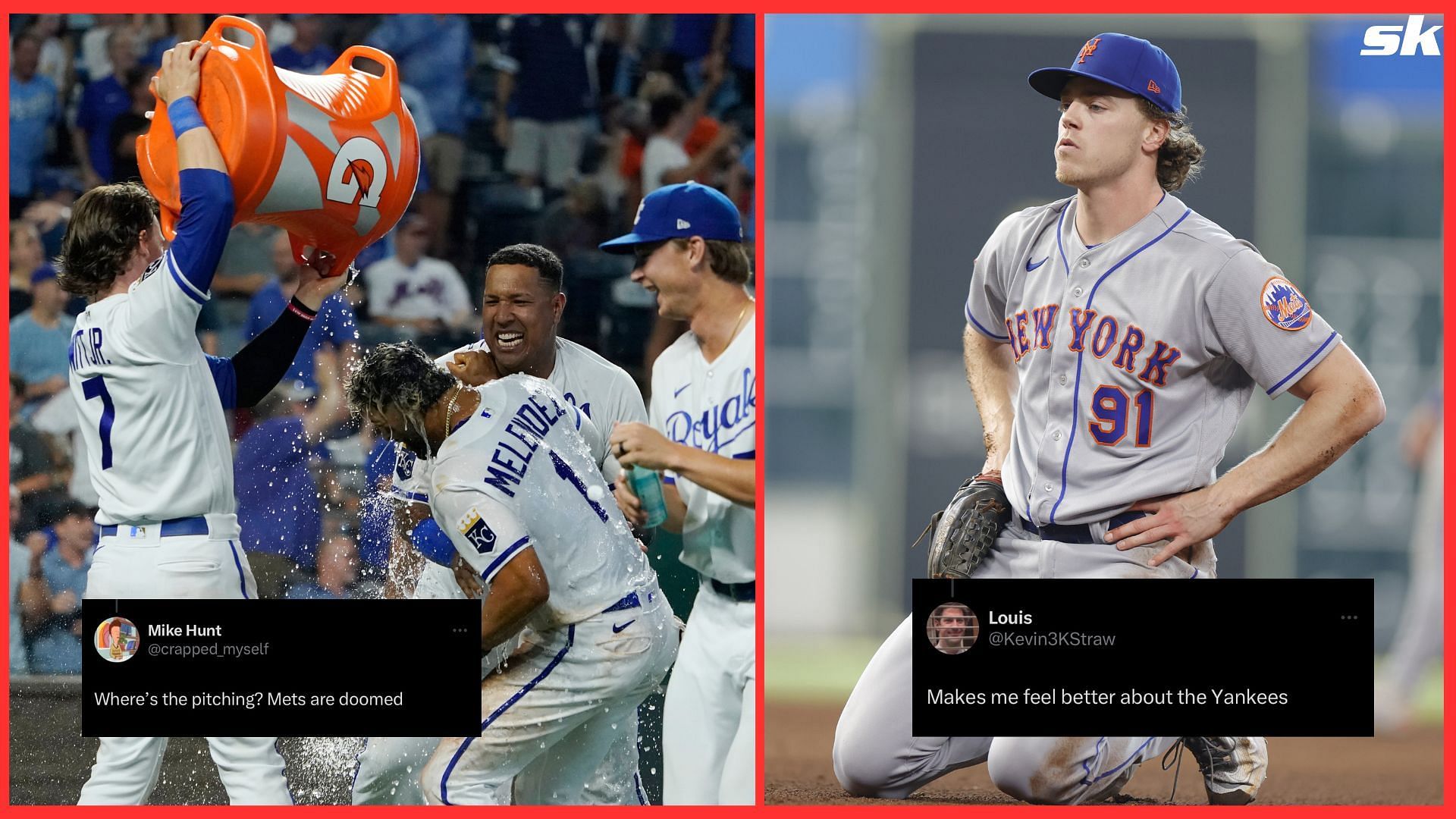 MLB fans react to Mets giving away a balk-off win to Royals