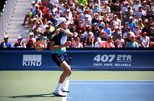 Ugo Humbert at the 2023 Canadian Open.