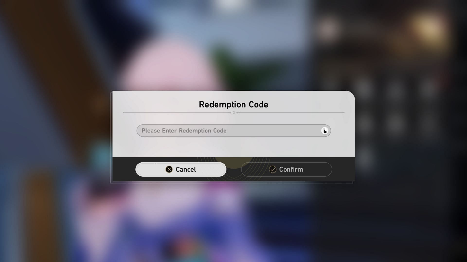 In-game livestream code redemption method. (Image via HoYoverse)