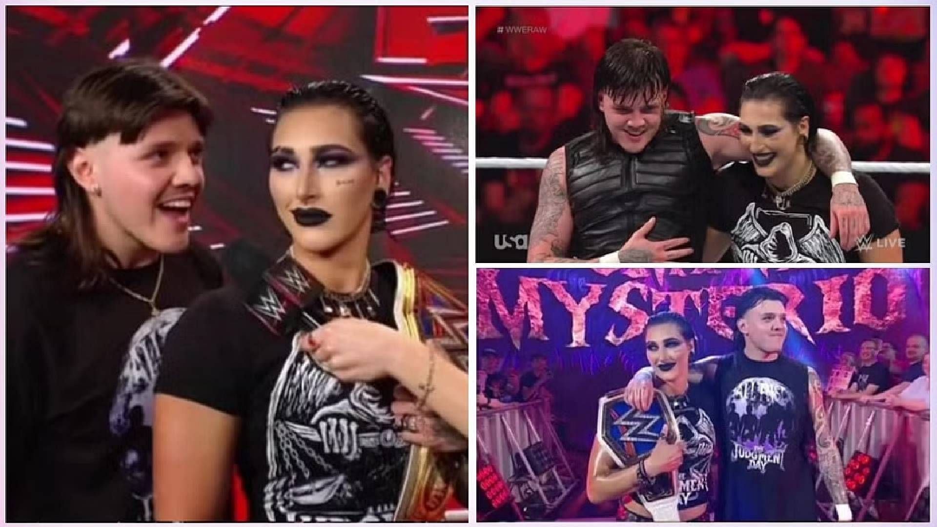 Rhea Ripley and Dominik Mysterio