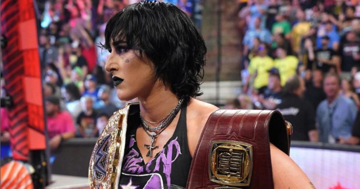 Rhea Ripley during a recent RAW episode.