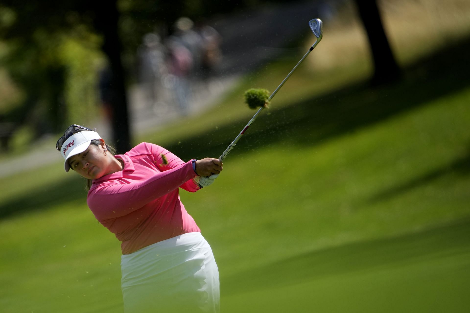 Lilia Vu at the Evian Championship (image via Getty)