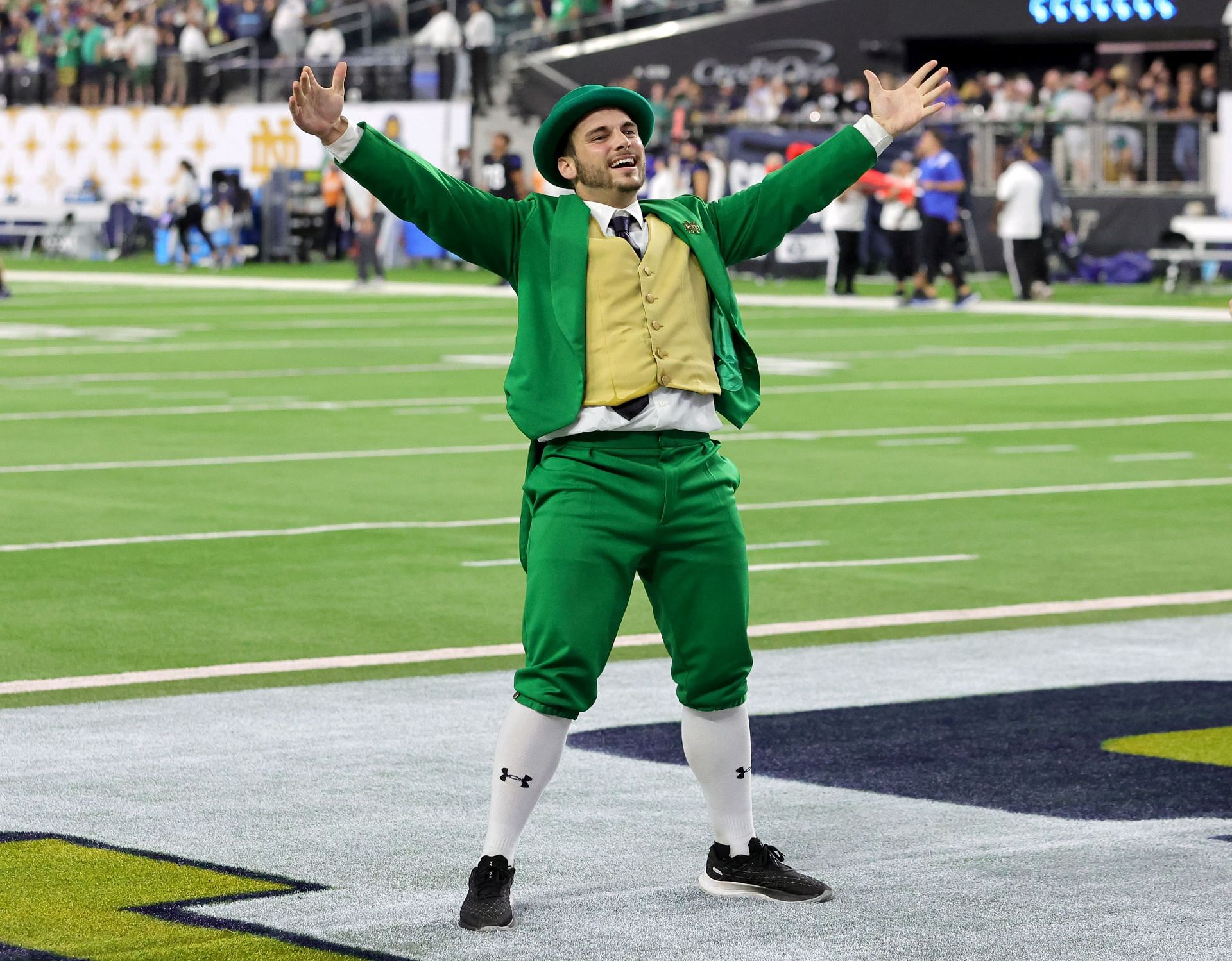 Notre Dame Fighting Irish leprechaun mascot voted one of most