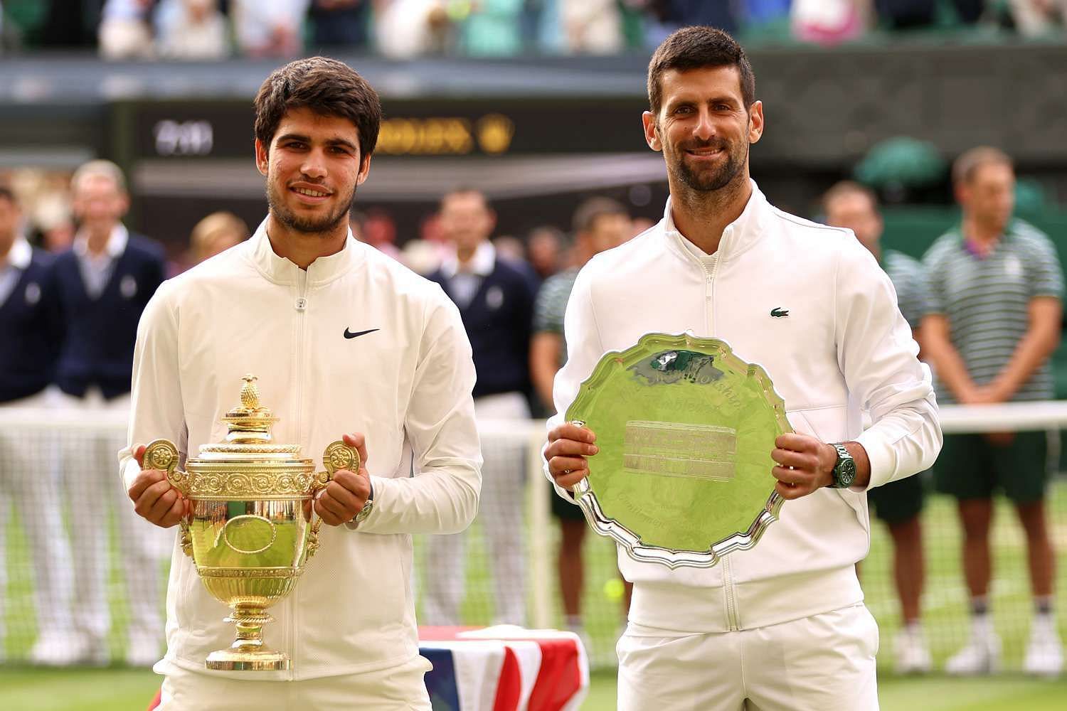 Novak Djokovic and Carlos Alcaraz faced off in a five-set final at Wimbledon this year