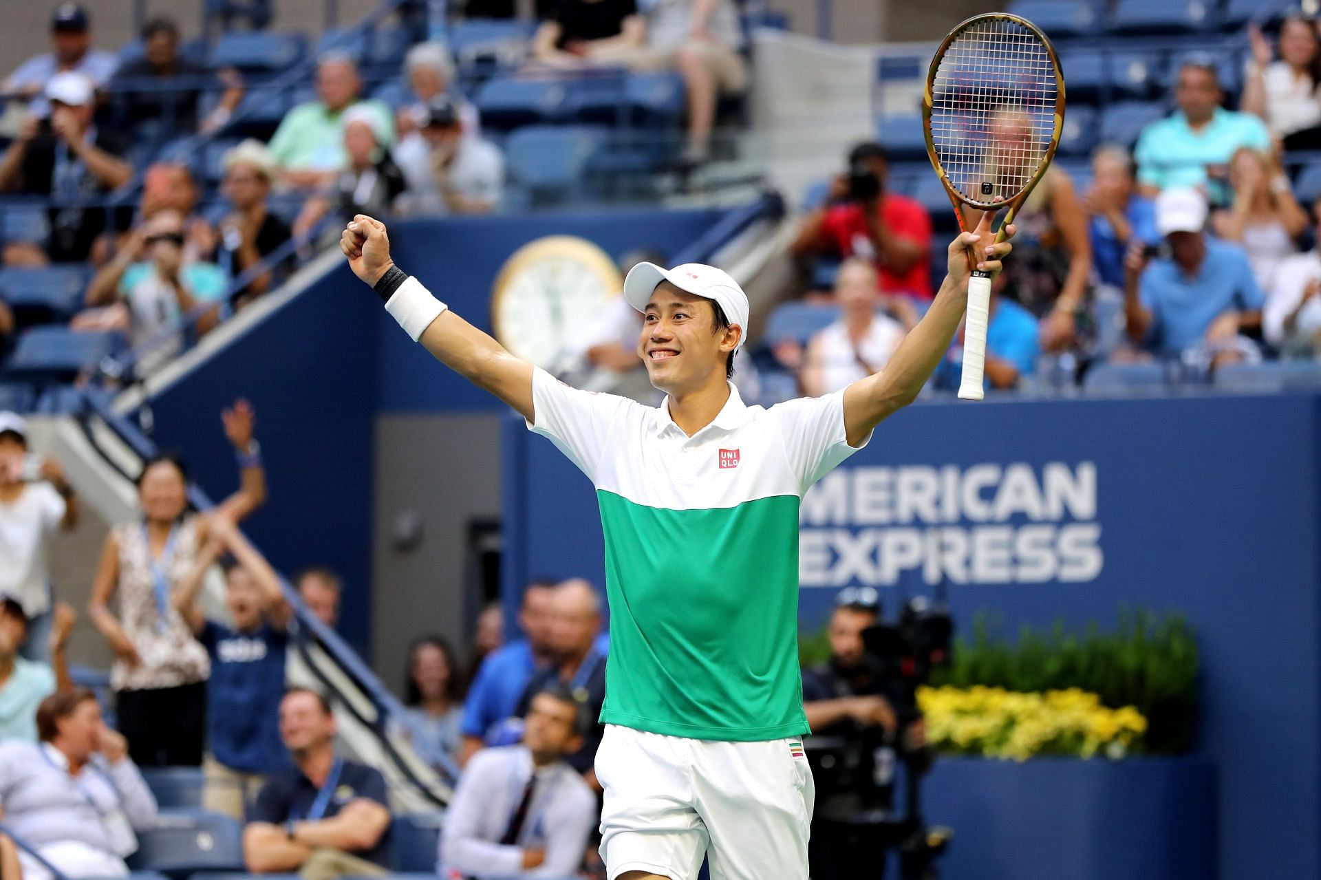 Kei Nishikori at the 2018 US Open