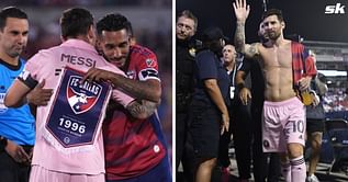 FC Dallas players queue up after defeat to click picture with Lionel Messi as Inter Miami progress to the quarter-finals of Leagues Cup