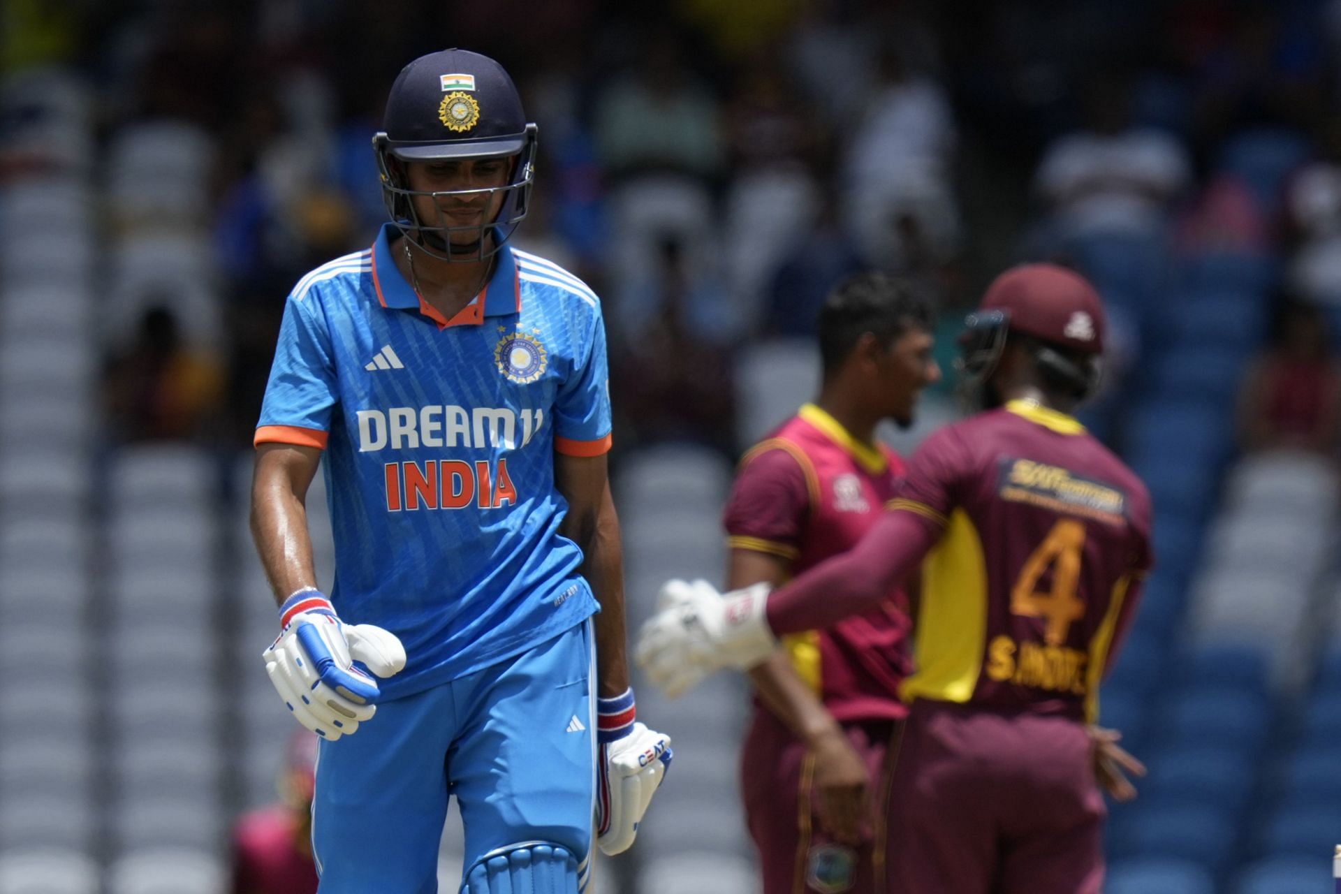 Shubman Gill had an indifferent tour of the West Indies.