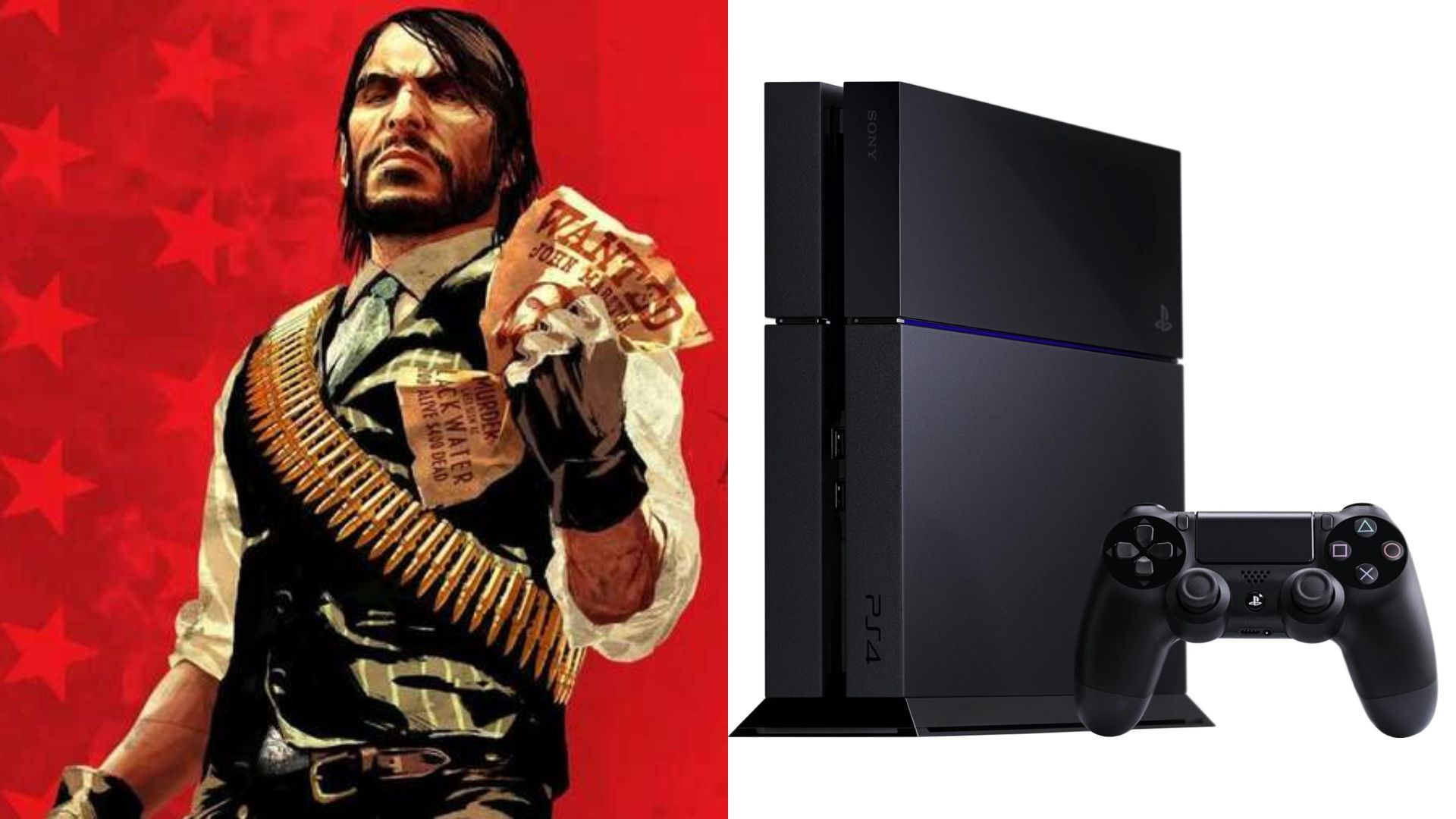  Sony PlayStation 4 Pro (1TB) Console with Red Dead