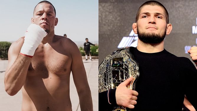 "F*** Khabib" - When Nate Diaz explained why Khabib Nurmagomedov was "not a real fighter"