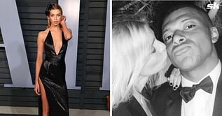 Meet Stella Maxwell, the Victoria’s Secret supermodel who dated Miley Cyrus and Kristen Stewart before kissing Kylian Mbappe at charity event