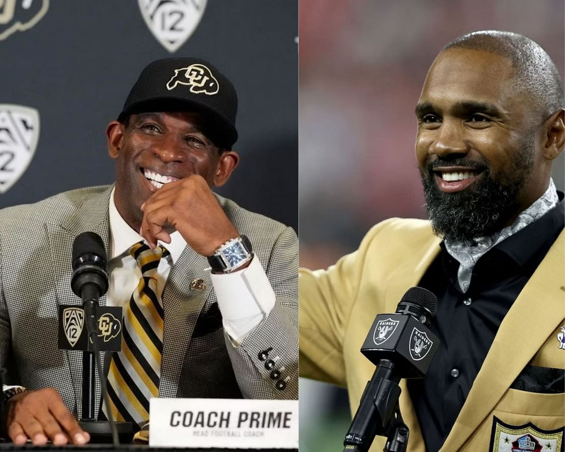 Deion Sanders and Charles Woodson