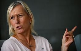 "It is happening literally everywhere" - Martina Navratilova criticizes transgender athlete competing in women's powerlifting