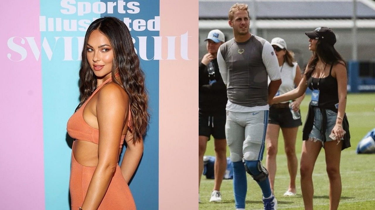Christen Harper is ready to cheer on Jared Goff and the Detroit Lions this season. 