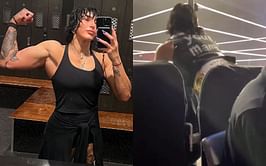 [WATCH] Rhea Ripley hilariously messes with security at latest WWE SuperShow