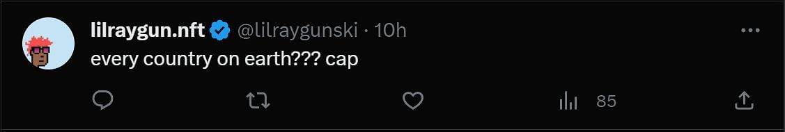 Netizens reacting to the YouTuber's recent tweet 3/4 (Image via Twitter)