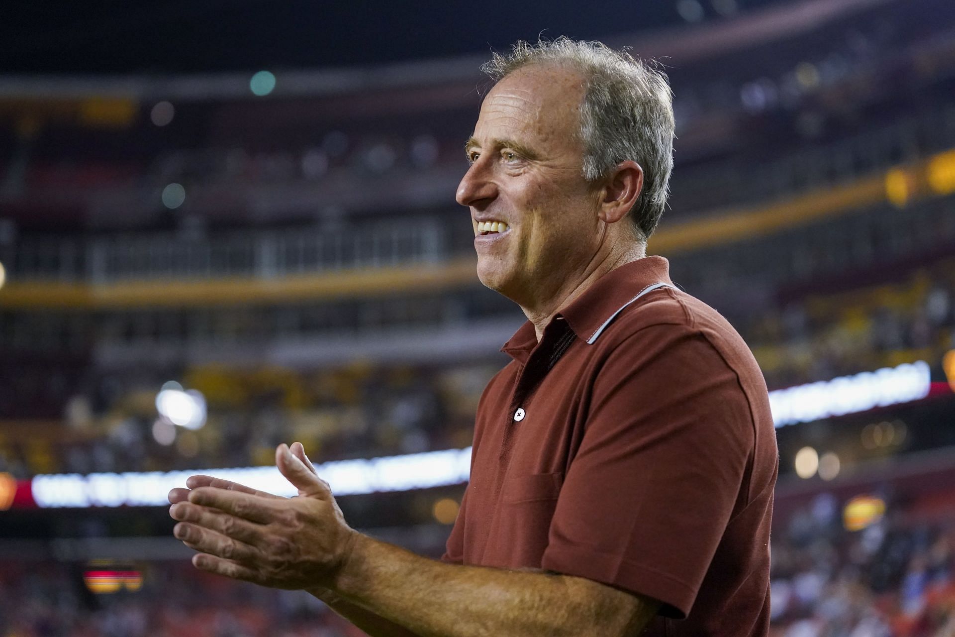 Awkward handshake between Josh Harris and Joe Buck steals the show in  Commanders vs. Ravens preseason game