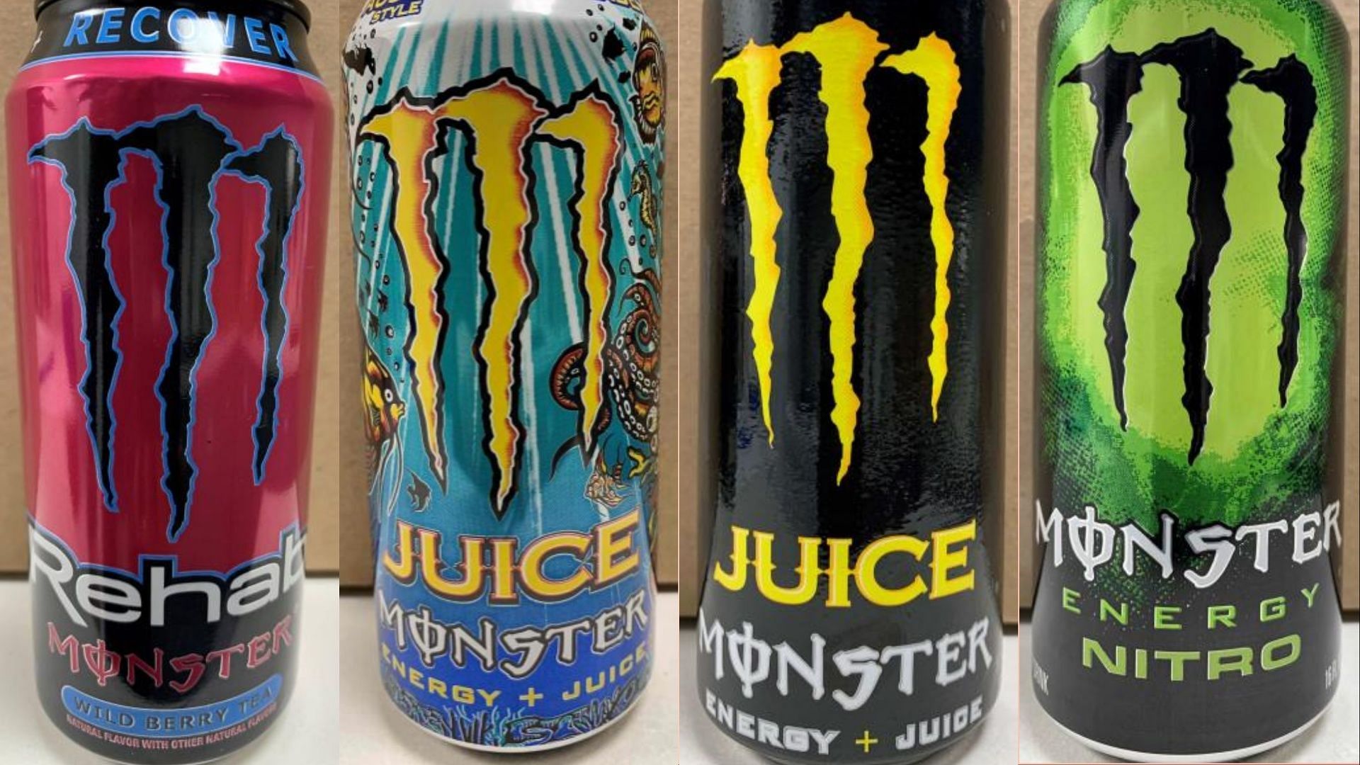 The affected Monster Energy Drinks should not be consumed or sold at stores anywhere in Canada (Image via Canadian Food Inspection Agency)