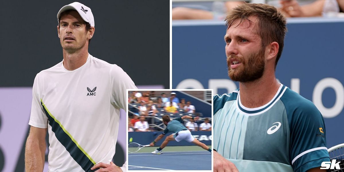 Andy Murray defeated Corentin Moutet in 2023 US Open first round