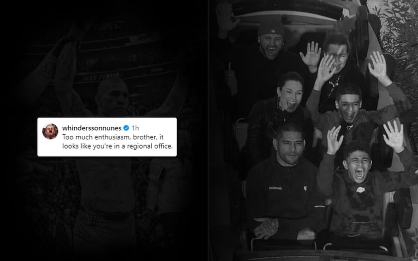 “A man who has seen death” Alex Pereira’s stonecold face on German rollercoaster goes viral