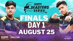BGMI Masters Series 2023 matches today (August 25): List of all games and teams