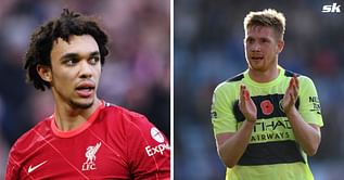 Ledley King predicts who will get more assists between Liverpool defender Trent Alexander-Arnold and Kevin De Bruyne this season