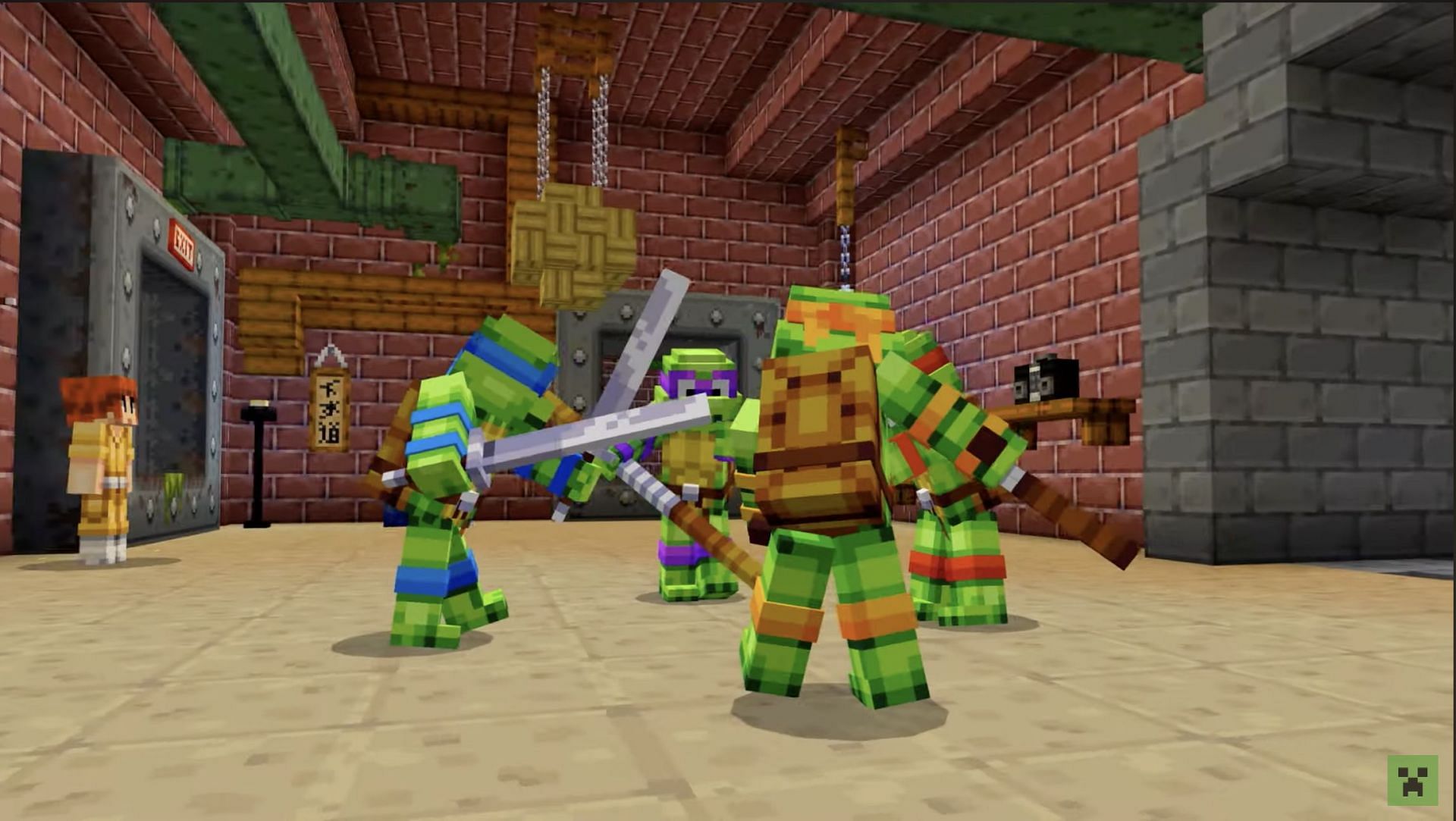 The crossover (Image via Minecraft on YouTube)