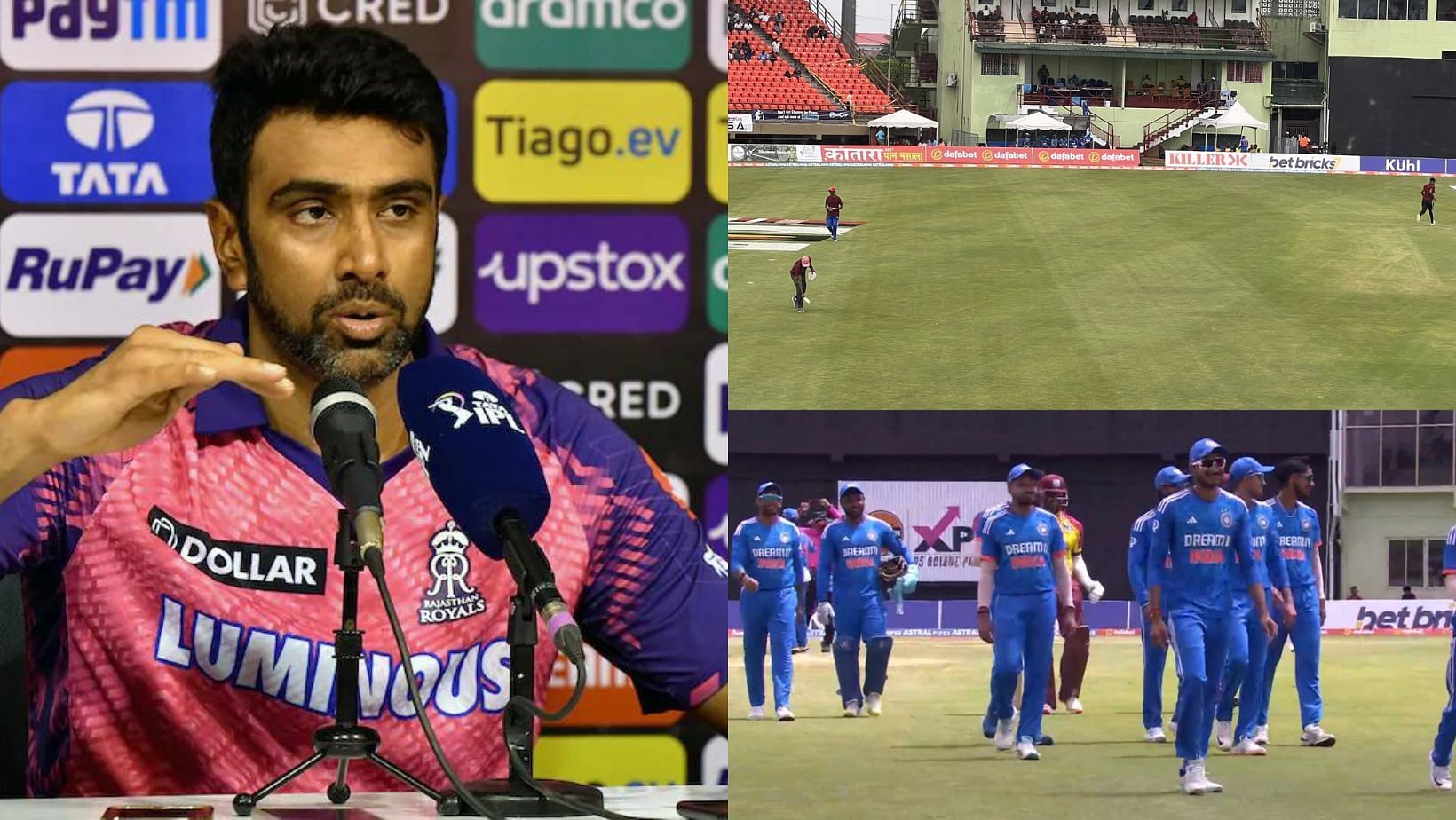 Ravichandran Ashwin (L) suggests to &quot;expect the unexpected&quot; in West Indies.