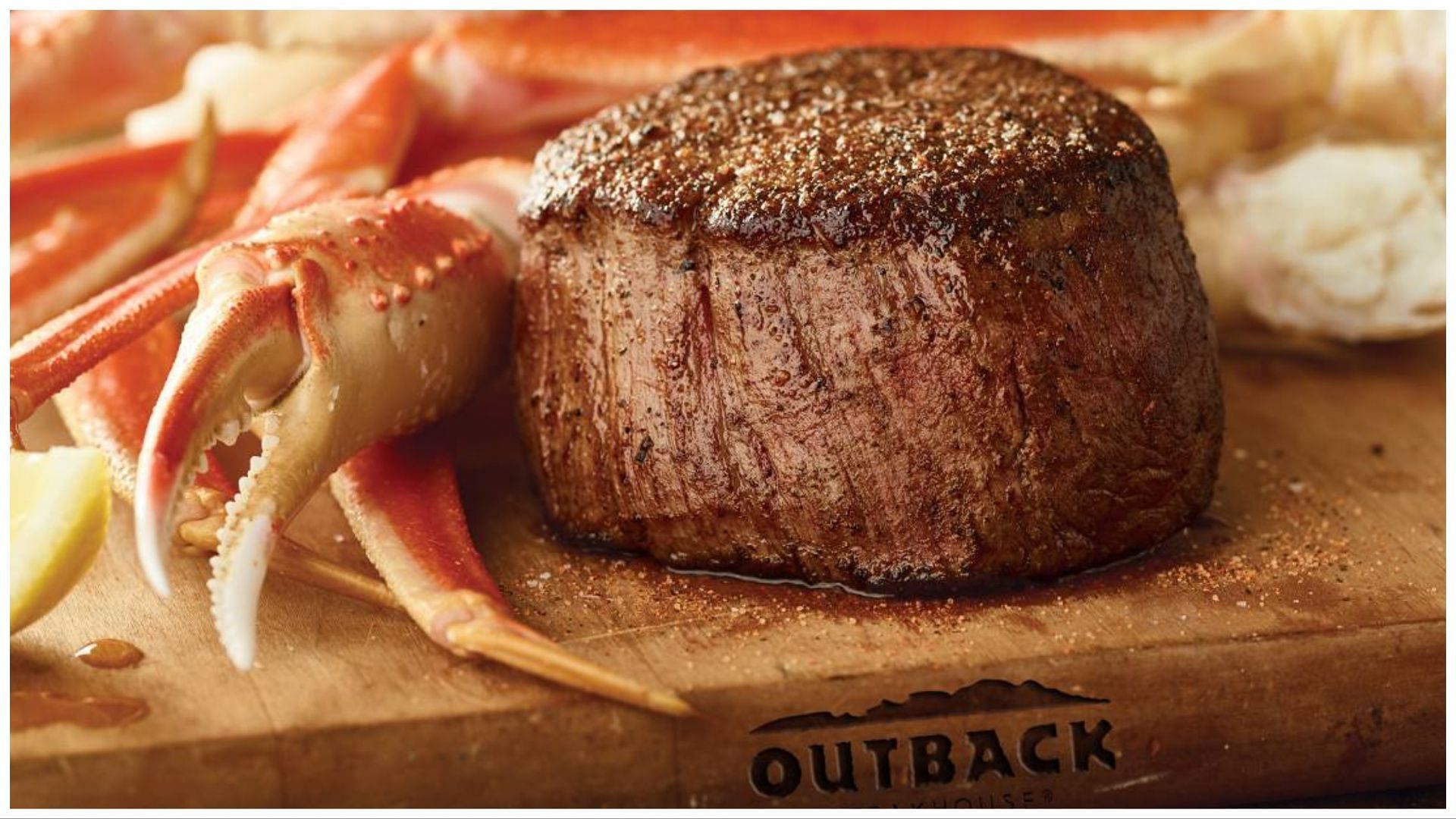 Filet &amp; Snow Crab (Image via Outback Steakhouse)