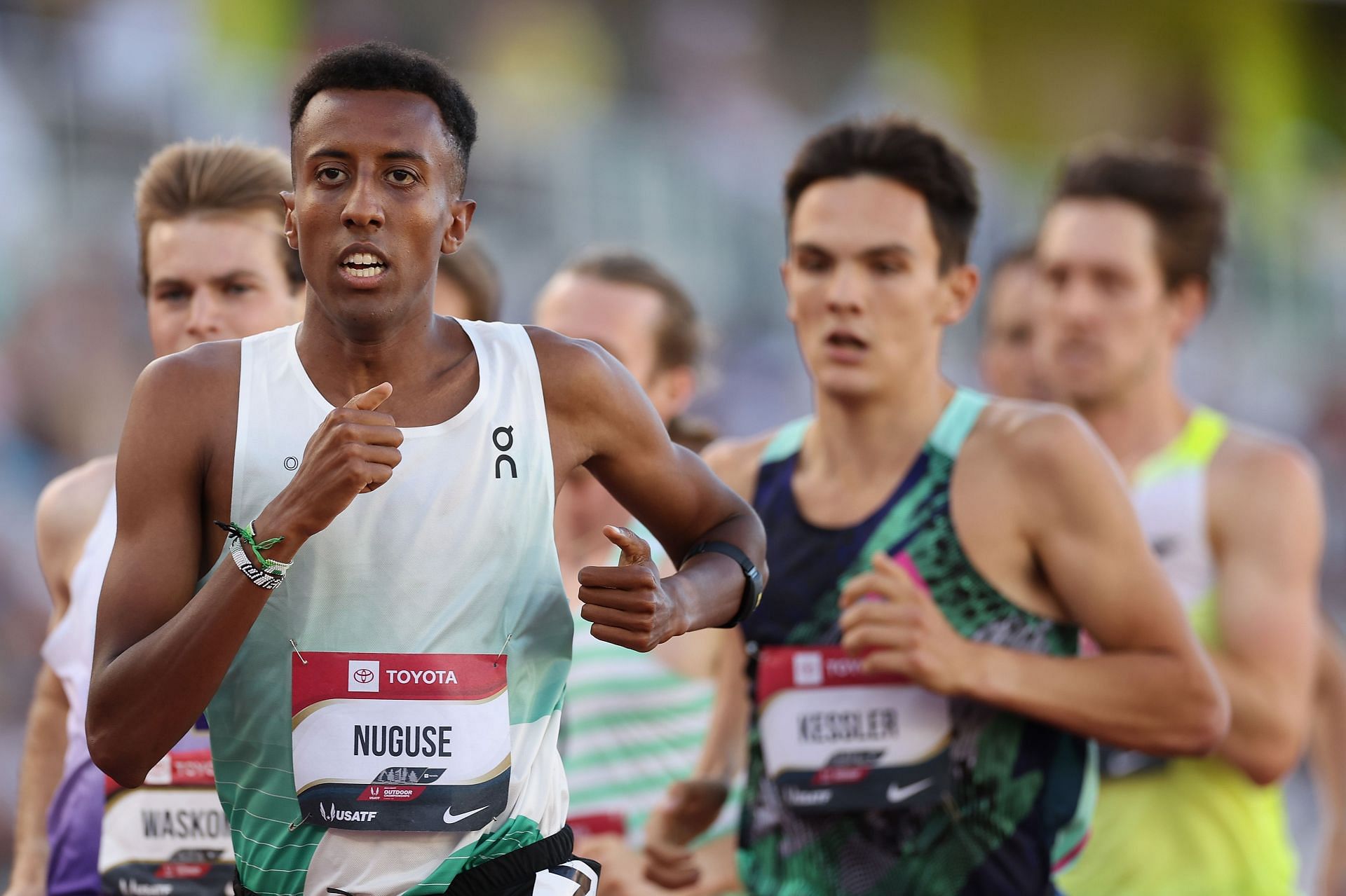 Athletes at the 2023 USATF Outdoor Championships