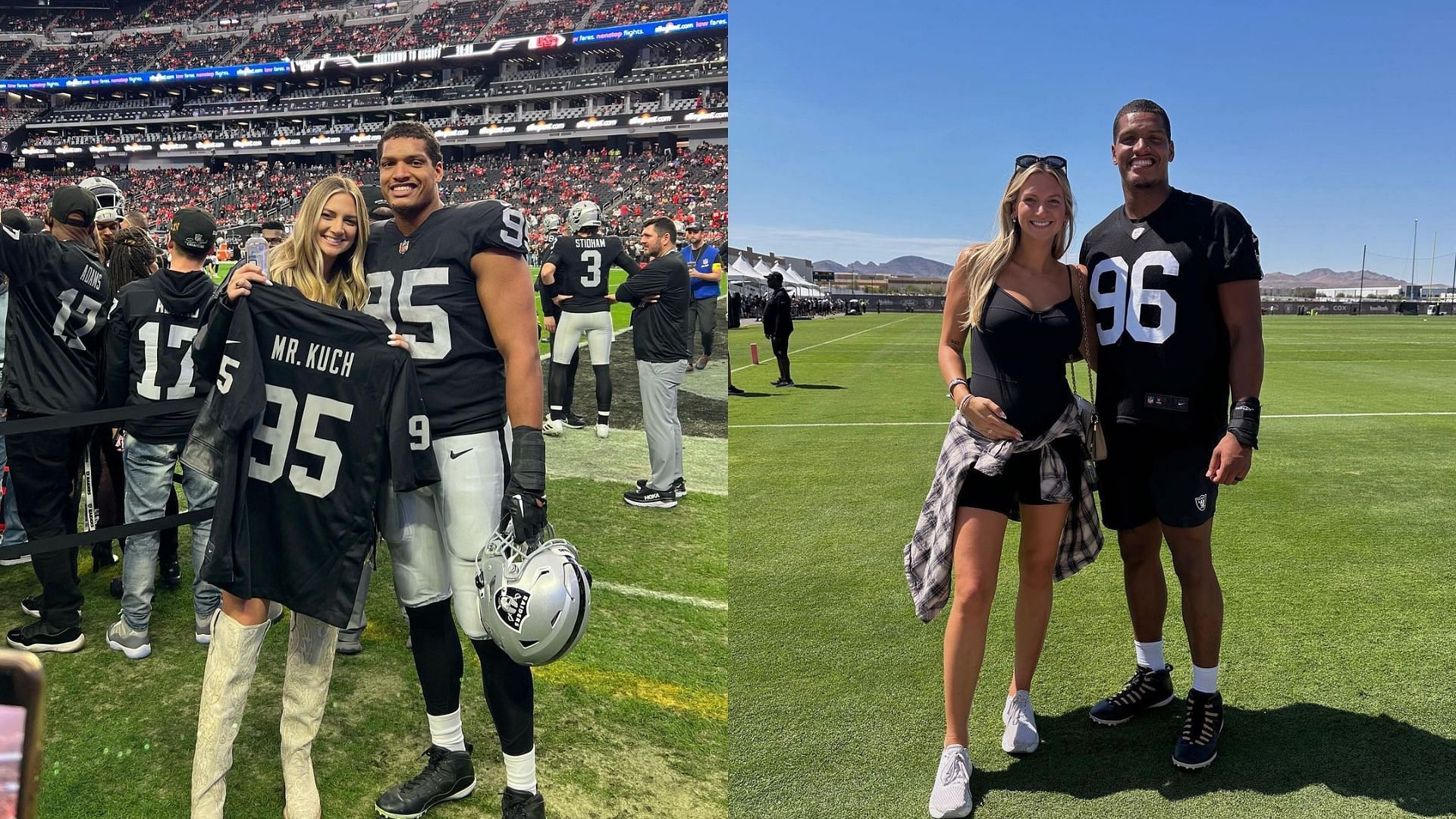 Allison Kuch reveals her thoughts about the release of her husband from the Raiders.